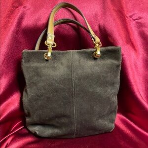 Brown Suede Women's Bag